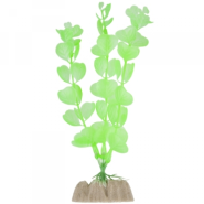 Tetra GloFish Plastic Plants Electric Green Hairgrass Md