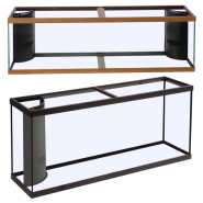 Marineland CornerFlo Aquarium Blk 1 Overflw 75 gal 48x18x21"