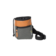 BeOneBreed Treat Pouch 6x5x3" Gray & Tan