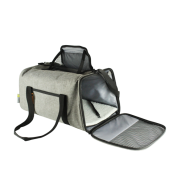 BeOneBreed All-In-One Pet Carrier 21x12x11" Gray