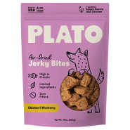 Plato Dog Jerky Bites Chicken w/Blueberry 18oz