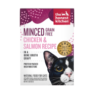 HK Cat Minced Chicken & Salmon in Bone Broth 12/5.5oz