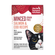 HK Cat Minced Salmon & Cod in Fish Broth 12/5.5oz