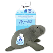 Spunky Pup Clean Earth Recycled Plush Manatee Large