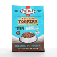 Primal Dog/Cat Raw Topper Market Mix Sardine 5 lb