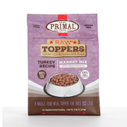 Primal Dog/Cat Raw Topper Market Mix Turkey 5 lb