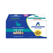 Answers Dog Detailed Raw Duck Formula Nibbles 2.2 lb