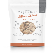 Green Juju Dog/Cat Freeze Dried Trainers Bison Liver 3 oz