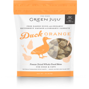 Green Juju Dog/Cat FD Whole Food Bites Duck Orange 3 oz
