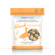 Green Juju Dog/Cat FD Whole Food Bites Duck Orange 7.5 oz