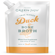 Green Juju Dog/Cat Bone Broth Duck 4/20 oz