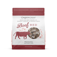 Green Juju Dog/Cat FD Whole Food Bites Beef Red 18 oz