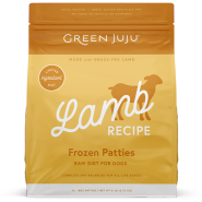 Green Juju Dog Frozen Raw Lamb Patties 6 lb