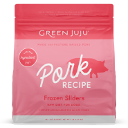 Green Juju Dog Frozen Raw Pork Sliders 3 lb
