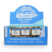 Icelandic+ Large Cod Skin Cubes 12 ct Display