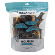 Icelandic+ Dog Wolffish Skin Strips Bulk 9 oz