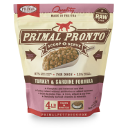 Primal Dog Raw Turkey & Sardine Pronto 4 lb
