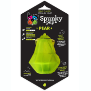 Spunky Pup Treat Holding Pear Toy