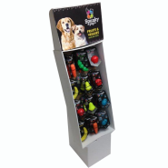 Spunky Pup Fruits & Veggies Treat Holding Toy Display 48 ct
