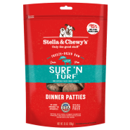 Stella&Chewys Dog FD Surf N Turf Patties 25 oz
