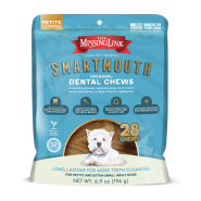 The Missing Link Smartmouth Dental Chew Petite/X-Small 28 ct