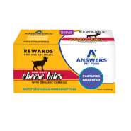Answers Rewards Raw Goat Milk Cheese Treat w Cherries 8 oz