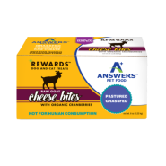 Answers Rewards Raw Goat Milk Cheese Treat w Cranberries 8oz