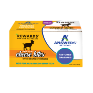 Answers Rewards Raw Goat Milk Cheese Treat w Tumeric 8 oz