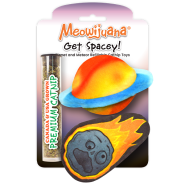 Meowijuana Cat Toy Get Spacey Planet & Meteor 2pk