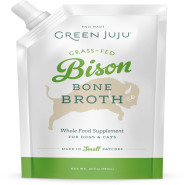 Green Juju Dog/Cat Bone Broth Bison 4/20 oz