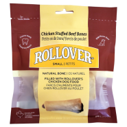 Rollover Chicken Stuffed Beef Bones Small 2 pk