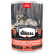Boreal Dog West Coast Selection Chicken Beef&BrRice 12/400g