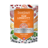 Instinct Dog Raw Longevity Frozen Adult Rabbit Bites 4 lb