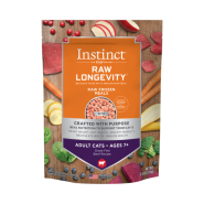 Instinct Cat Raw Longevity Frozen Adult 7+ Beef Bites 2.5 lb