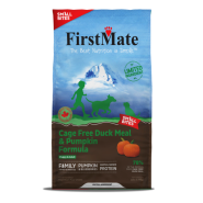 FirstMate Dog LID GF Cage Free Duck&Pumpkin Small Bites 12lb