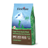 FirstMate Cat LID GF Cage Free Duck with Blueberries 4 lb