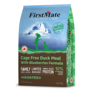 FirstMate Cat LID GF Cage Free Duck with Blueberries 10 lb