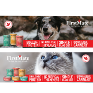FirstMate Dog/Cat Cans Reversible Shelf Talker