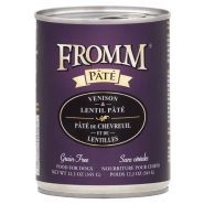 Fromm Dog GF Venison & Lentil Pate 12/12.2 oz