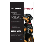 Redpaw X-Series Just One Bag Shelf Talker