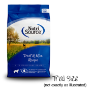 NutriSource Dog Trout & Rice Trials 12/140g