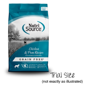 NutriSource Dog Grain Free Chicken & Peas Trials 12/140g