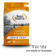 NutriSource Dog Grain Free Lamb Meal & Peas Trials 12/140g