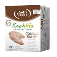 NutriSource Dog PureVita Grain Free Chicken Entree 12/12.5oz