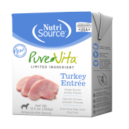 NutriSource Dog PureVita Grain Free Turkey Entree 12/12.5oz