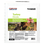 Red Dog Blue Kat Dog Foundations Turkey Bulk 6/2 lb