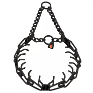Herm Sprenger Ultra-Plus Prong Collar 2-Ring Black 3.2mm