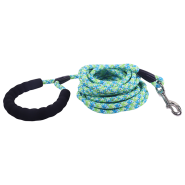 Coastal Dog Rope Training Leash Green & Blue 20