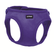Li'l Pals Microfibre Harness Dog Blue 10-12"