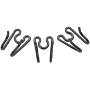 Herm Sprenger Prong Collar Extra Links Black 3.25mm 3 pk
